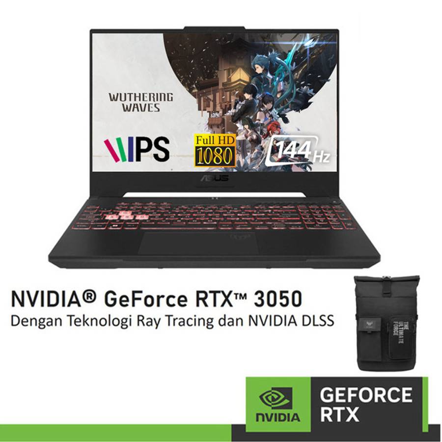 ASUS TUF F15 FX507ZC4 (tokopedia.com/NVIDIA GeForce Laptop)