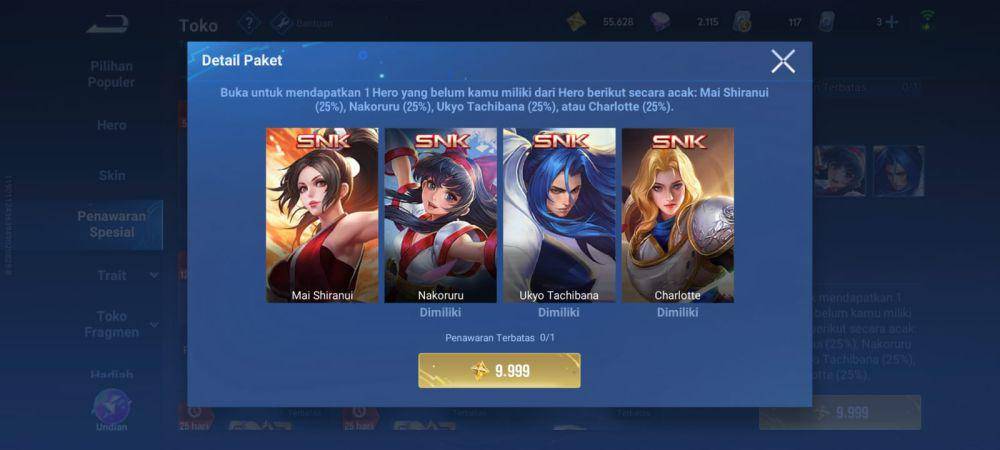 hero SNK di Honor of Kings (dok. TiMi Studio Group/Honor of Kings)