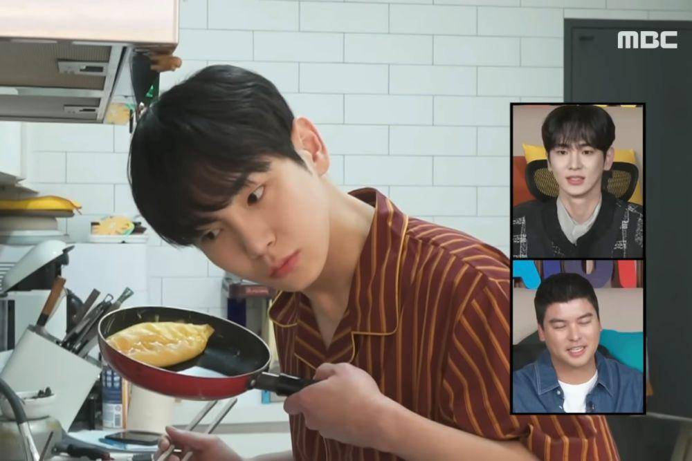 Key berlatih memasak telur (dok. VIU/I Live Alone)