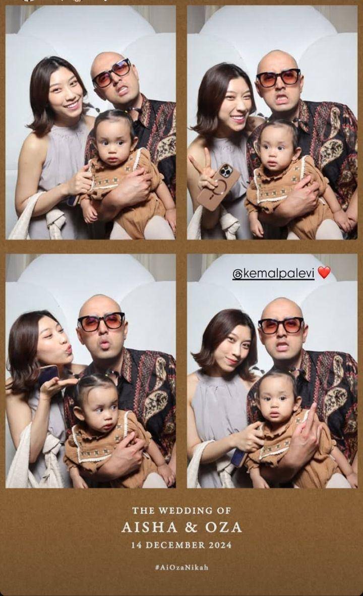 Tamu pernikahan Oza (Instagram.com/kemalpalevi)