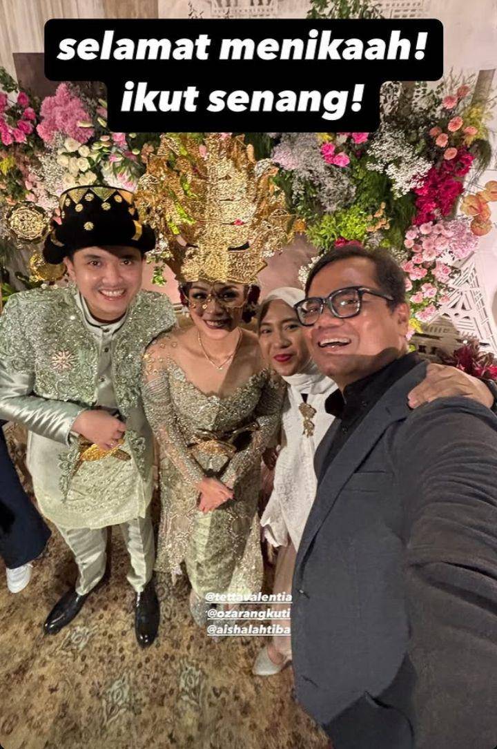 Tamu pernikahan Oza (Instagram.com/solehsolihun)
