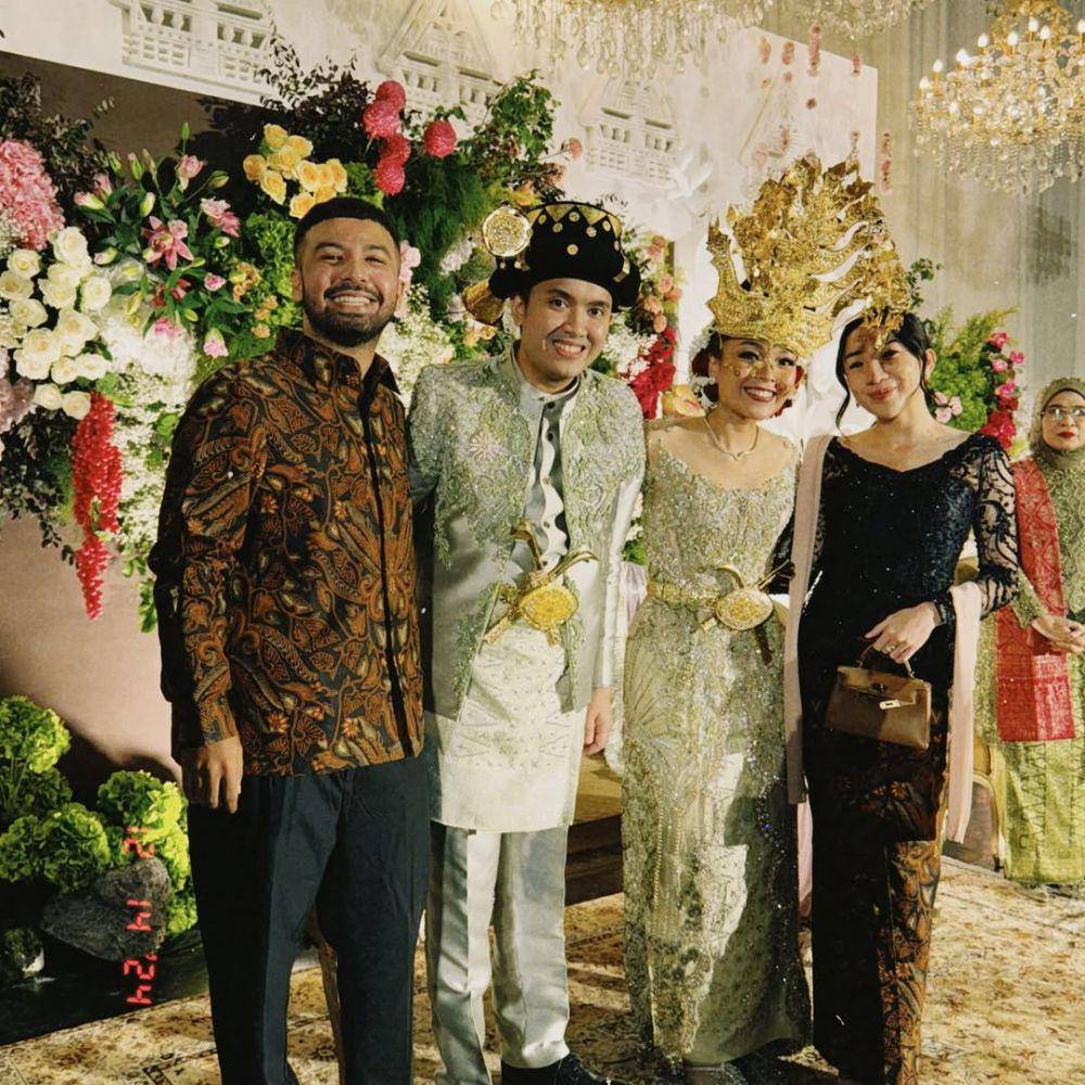 Tamu pernikahan Oza (Instagram.com/hasanalaydrus)