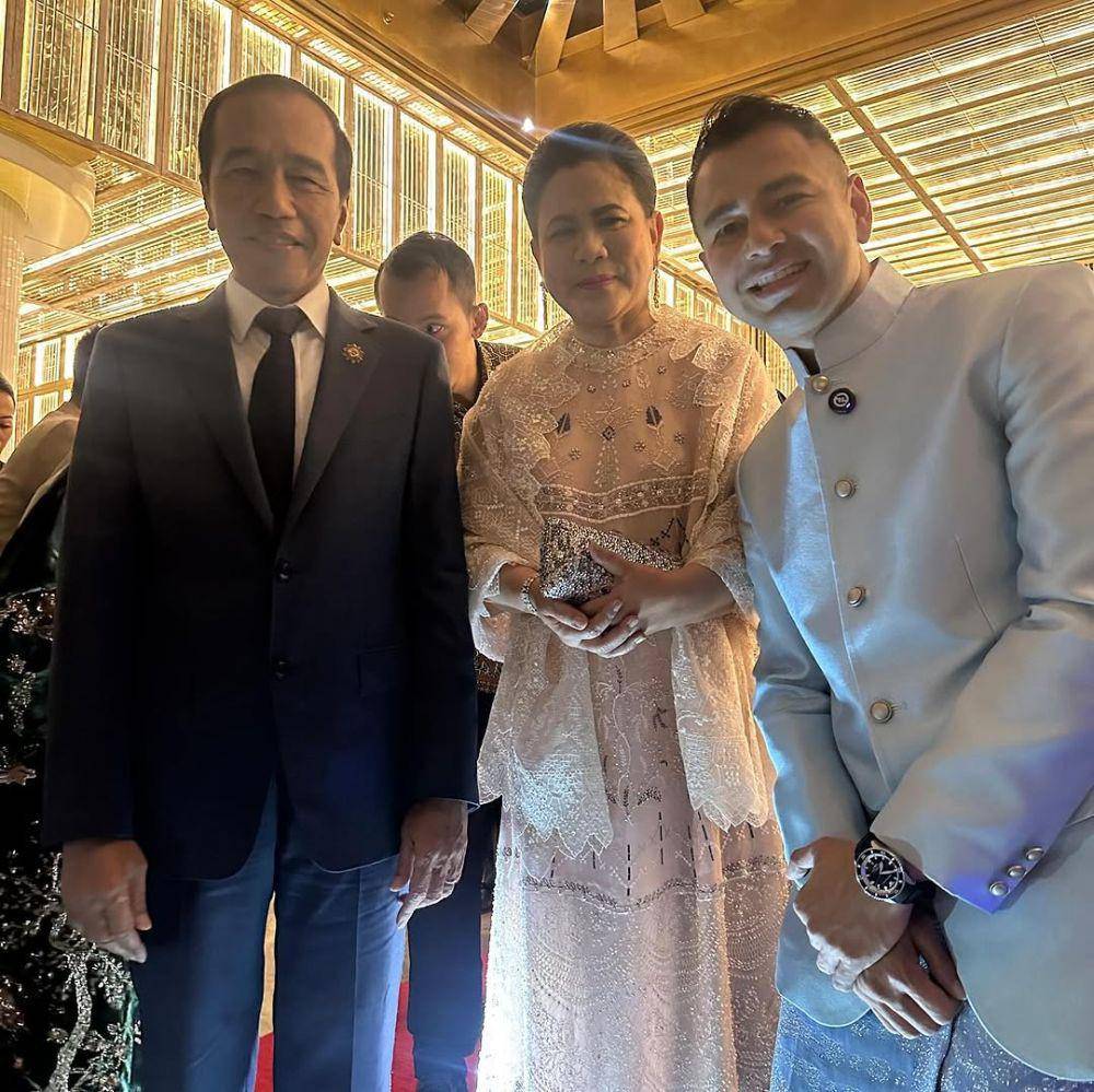 Iriana dan Joko Widodo. (instagram.com/raffinagita1717)