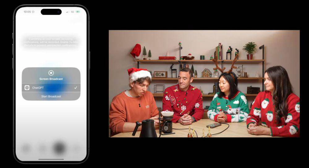 fitur screen sharing realtime ChatGPT. (dok. OpenAI)
