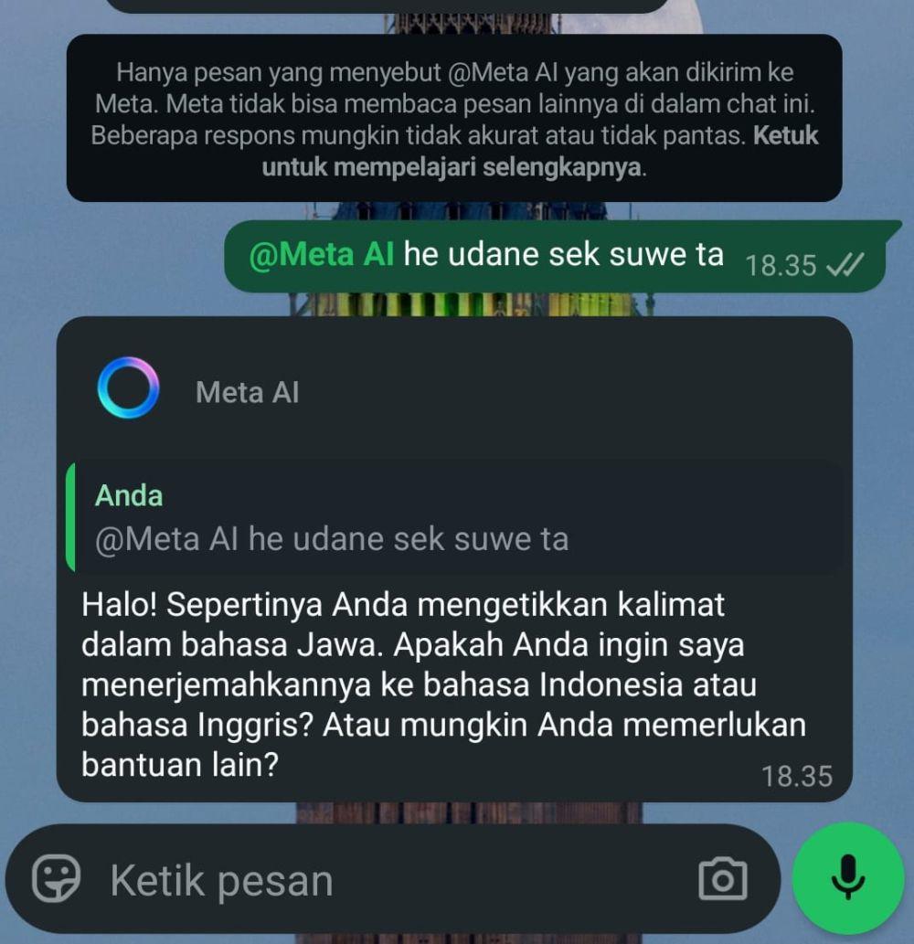 Cara Pakai Meta AI WhatsApp dalam Obrolan Grup, Cobain, yuk!