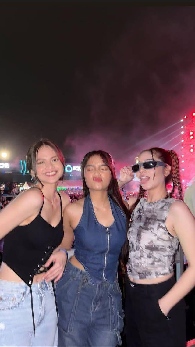 potret artis nonton DWP 2024 (instagram.com/fuji_an)