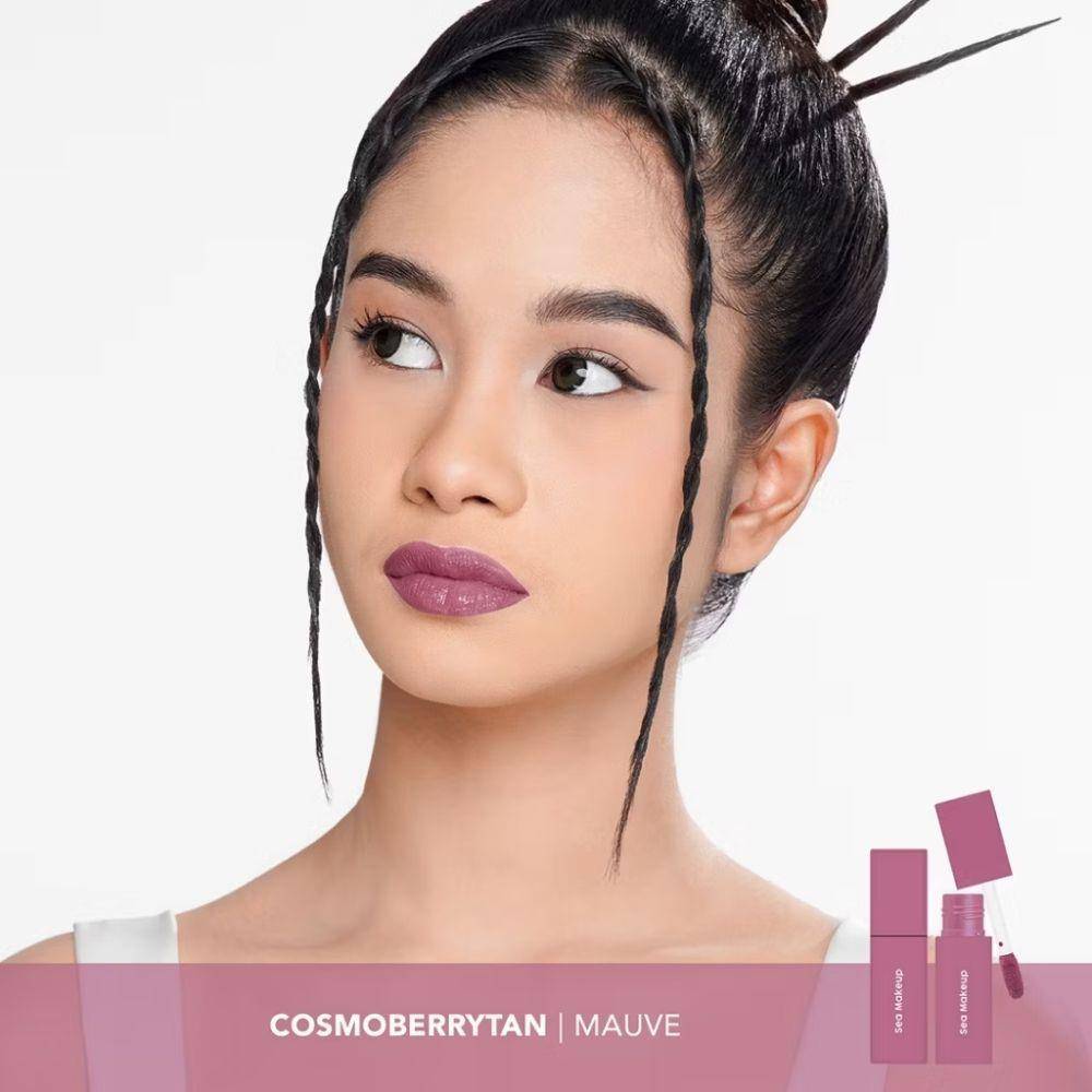 rekomendasi lipstik ungu (shopee.co.id/Sea Makeup Official Store)