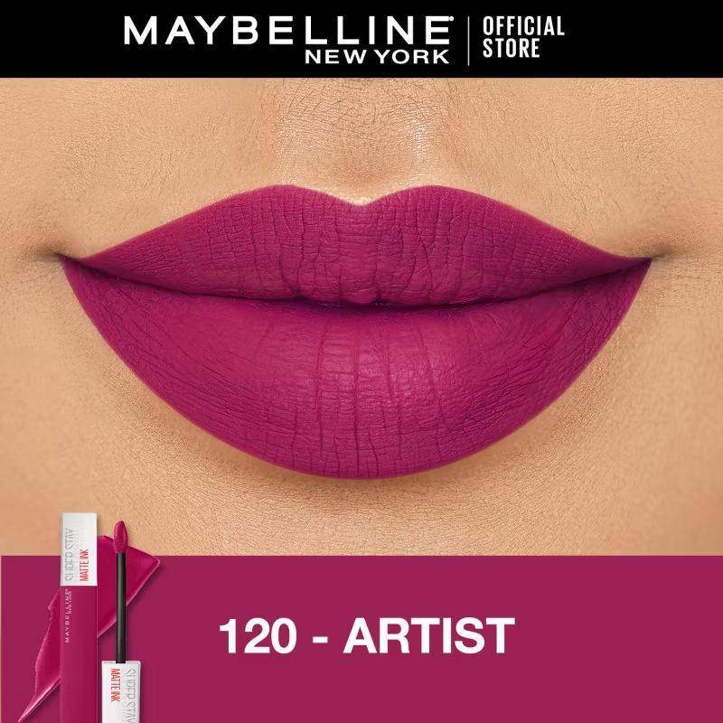 rekomendasi lipstik ungu (shopee.co.id/Maybelline Indonesia Official Store)