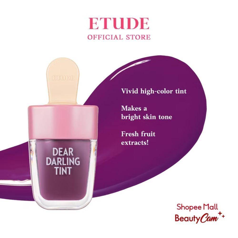 rekomendasi lipstik ungu (shopee.co.id/Etude Official Store)