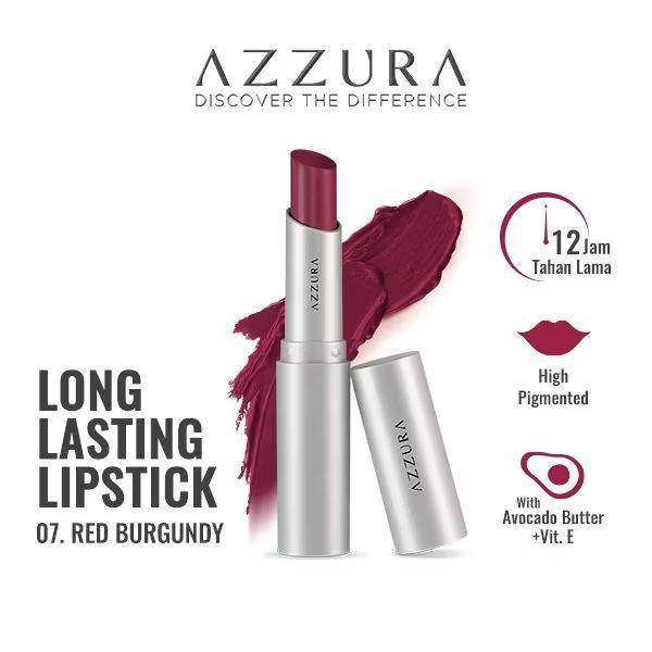 rekomendasi lipstik ungu (shopee.co.id/Azzura Official Shop)