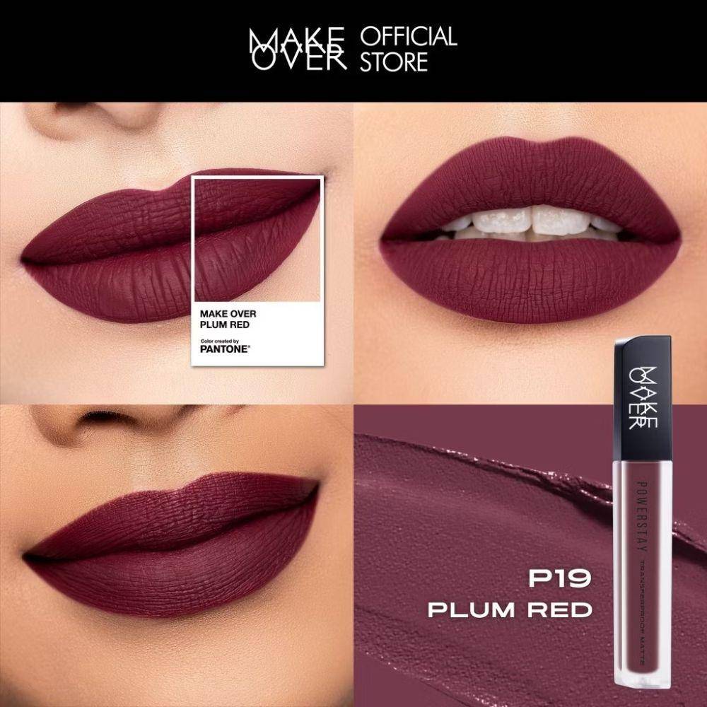 rekomendasi lipstik ungu (shopee.co.id/Make Over Official Shop)
