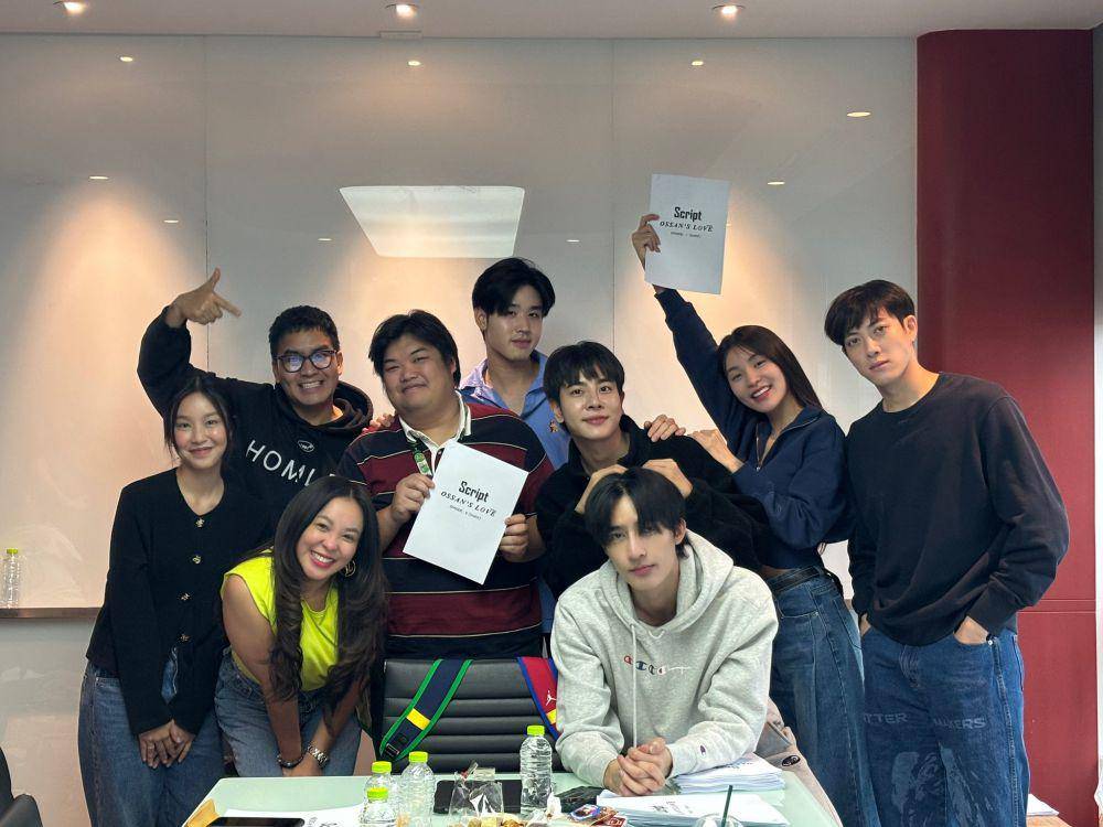 potret script reading para pemain Ossan's Love (x.com/TH_OssansLove)