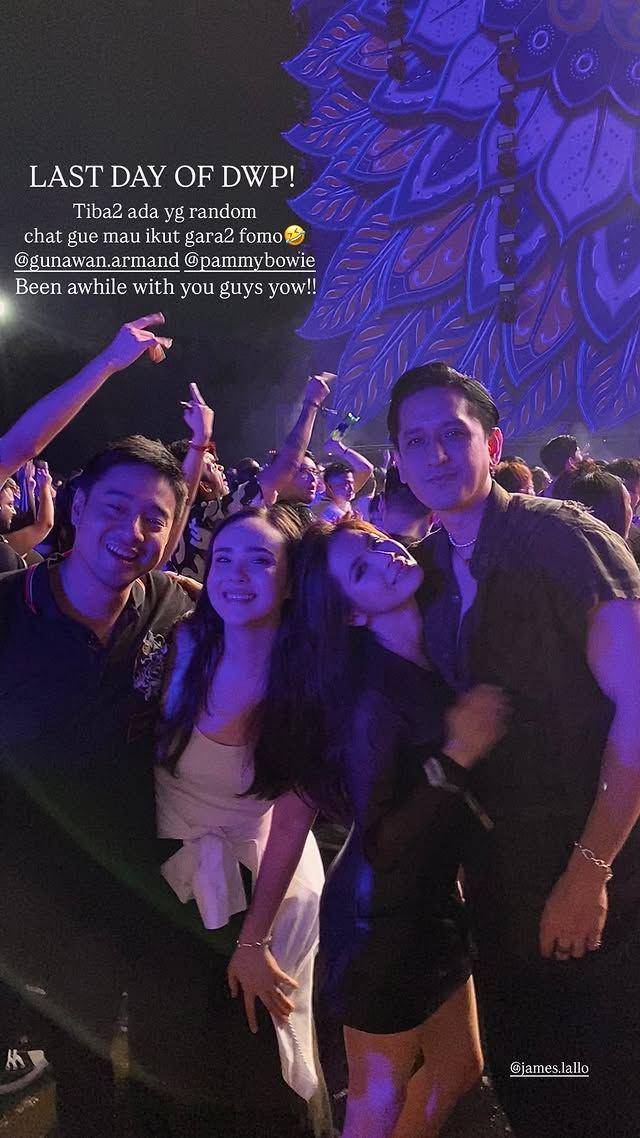potret artis nonton DWP 2024 (instagram.com/sonyapan)
