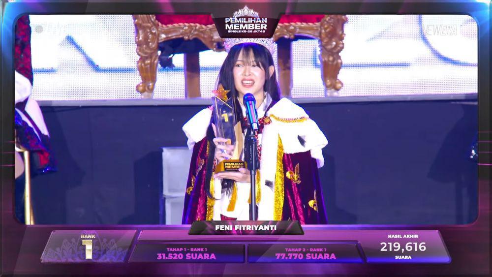 Feni JKT48 Jelaskan soal Ratu Team J dalam Pidato Senbatsu Sousenkyo