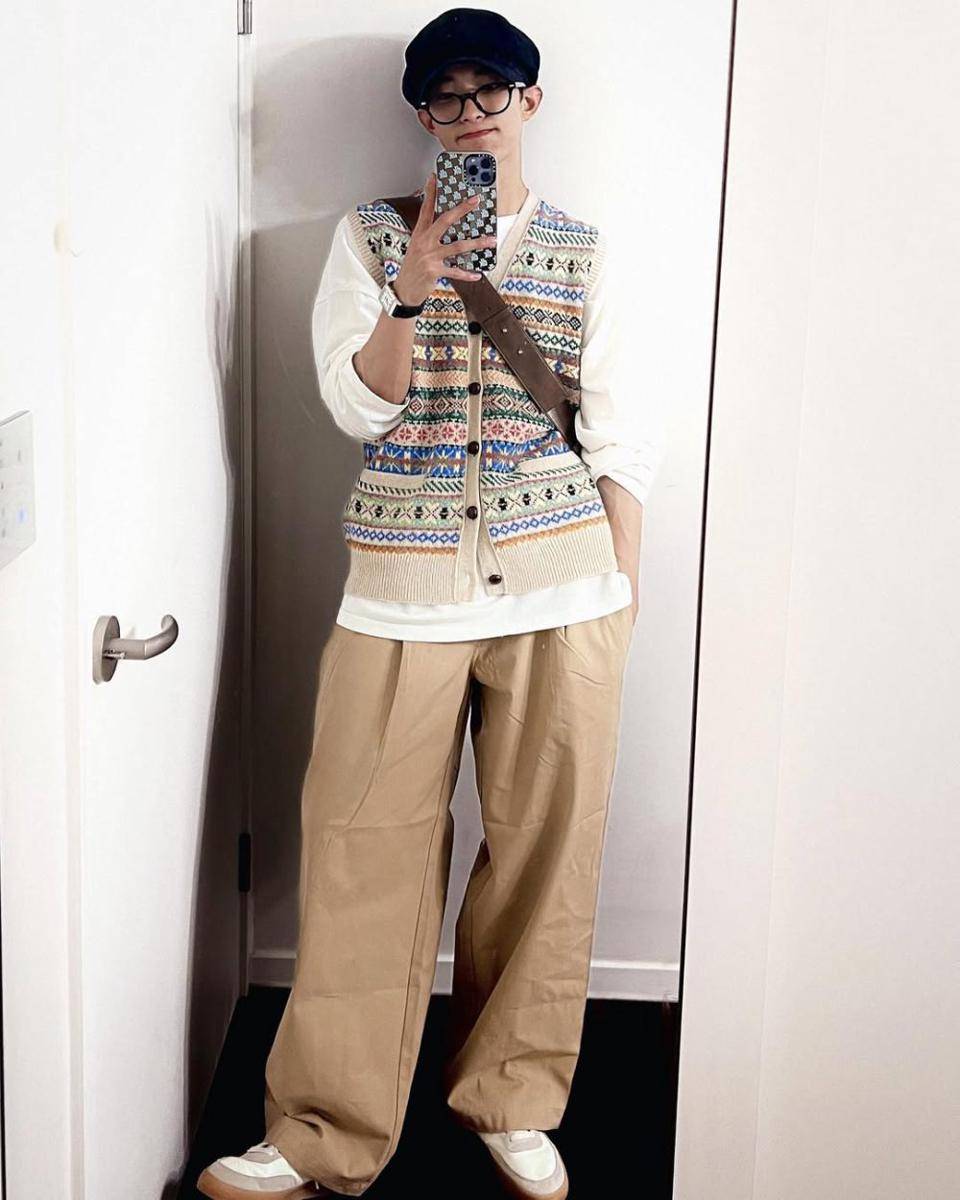 OOTD ala Dokyeom SEVENTEEN (instagram.com/dk_is_dokyeom)