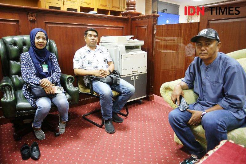 Para ahli waris yang dituduh lakukan suap atas pembebasan lahan miliknya (IDN Times/Ervan)