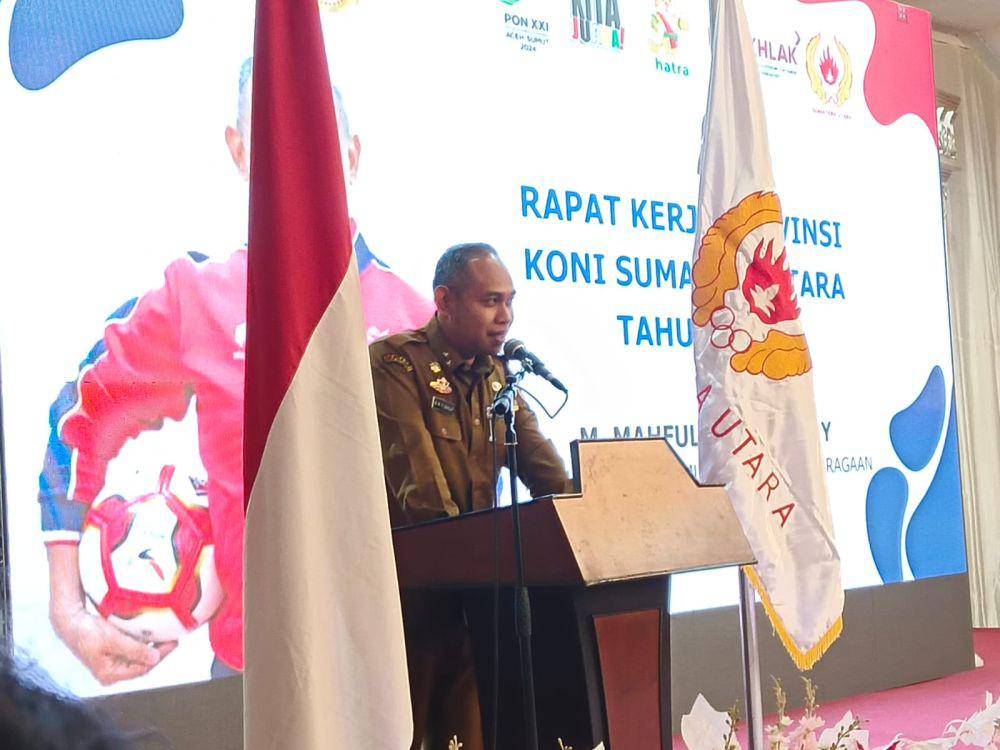 Kadispora Sumatra Utara, M. Mahfullah Pratama Daulay (dok.KONI Sumut)
