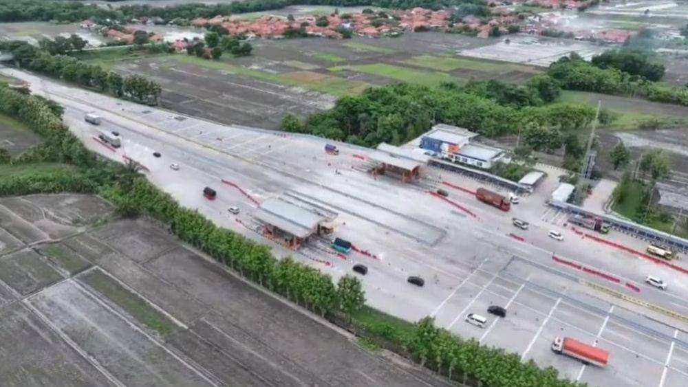 Istimewa/ bekas gerbang Tol Palimanan
