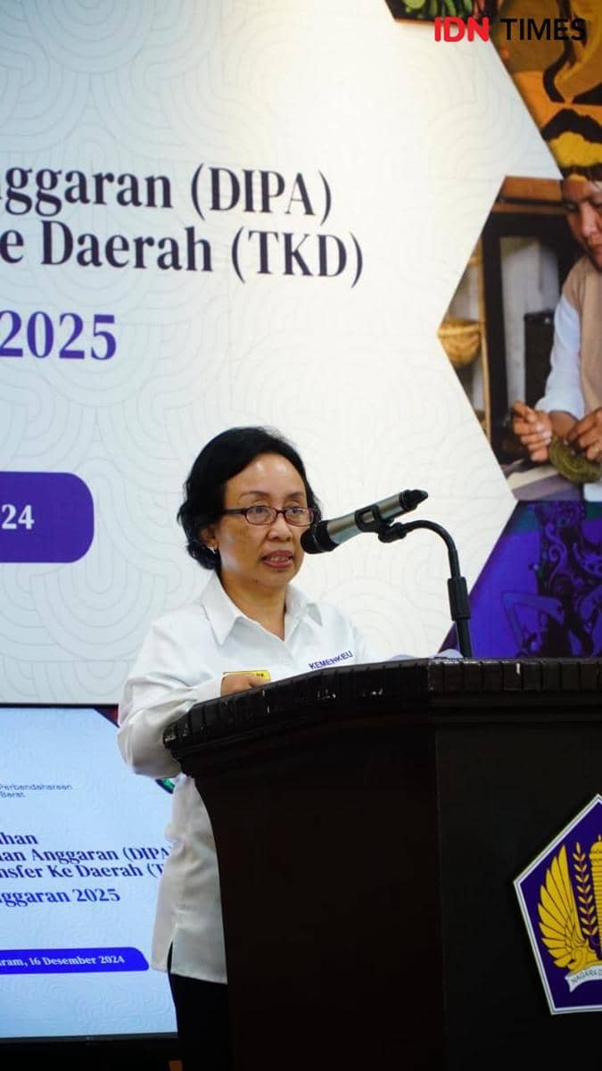 Kepala Kanwil DJPb NTB Ratih Hapsari Kusumawardani. (IDN Times/Muhammad Nasir)