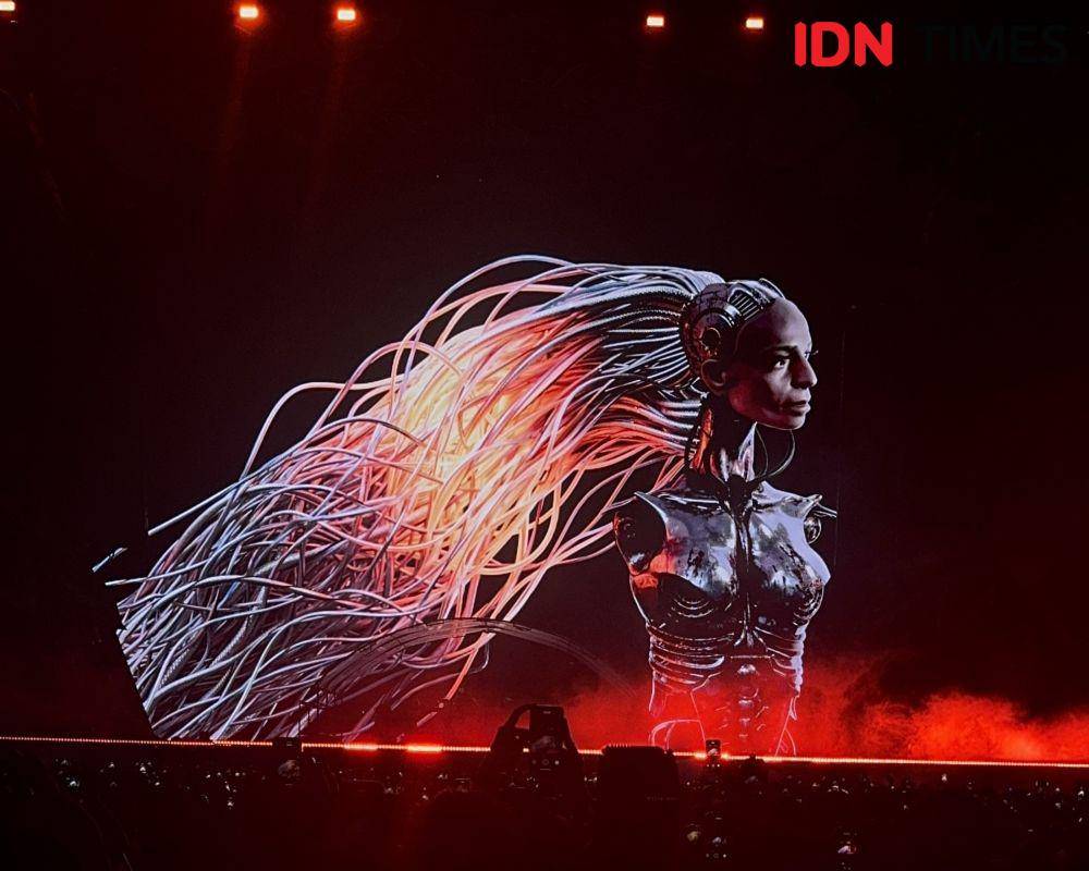 Genesys raksasa terasa nyata di panggung Garuda Land (Dok. IDN Times/Aditya Mustaqim)