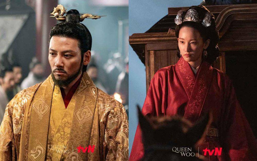 Ji Chang Wook dan Jeon Jong Seo di drama Queen Woo (instagram.com/tvn.asia)