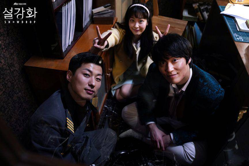 di balik layar drama Snowdrop (dok. JTBC/Snowdrop)