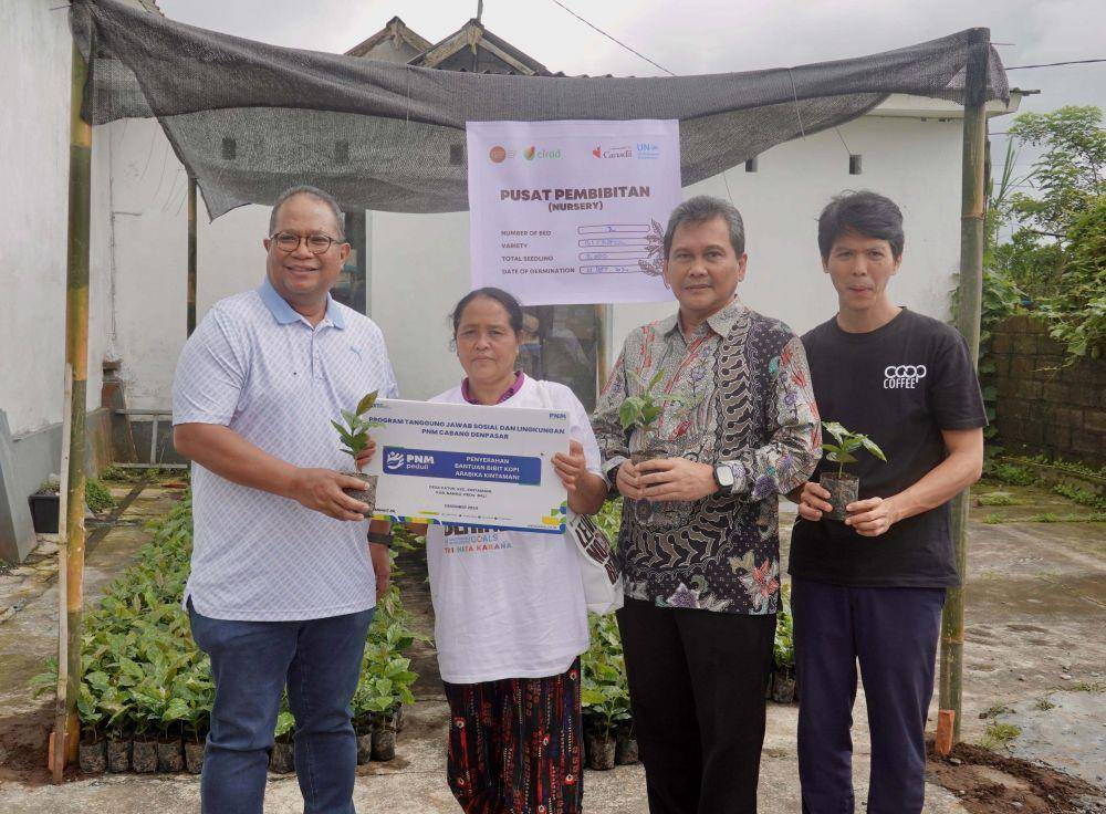 PT Permodalan Nasional Madani (PNM) menyelenggarakan kegiatan pemberdayaan untuk para petani kopi di wilayah Kintamani, Kabupaten Bangli, Provinsi Bali. (dok. PNM)