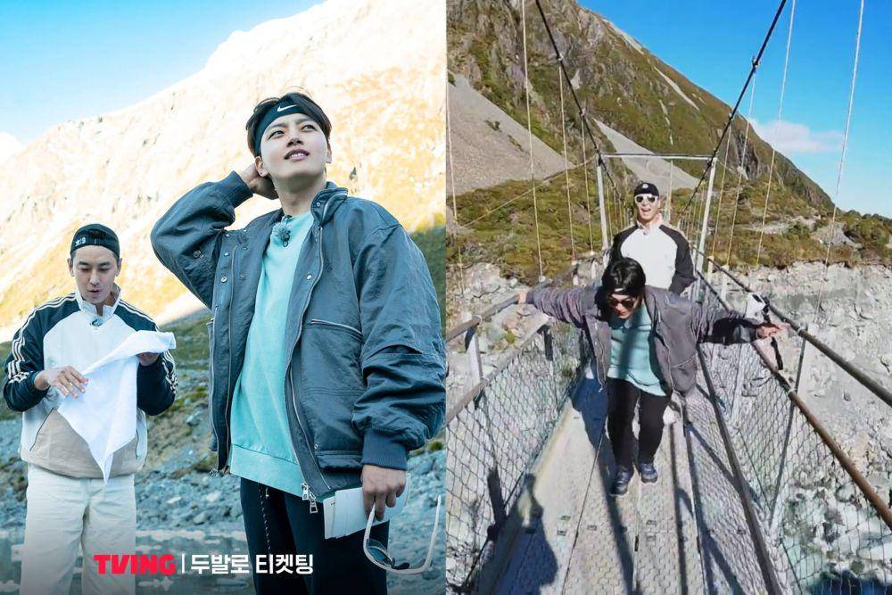 momen kebersamaan Ju Ji Hoon dan Yeo Jin Goo (instagram.com/tving.official) | cuplikan reality show Bros on Foot (dok. VIU/Bros on Foot)
