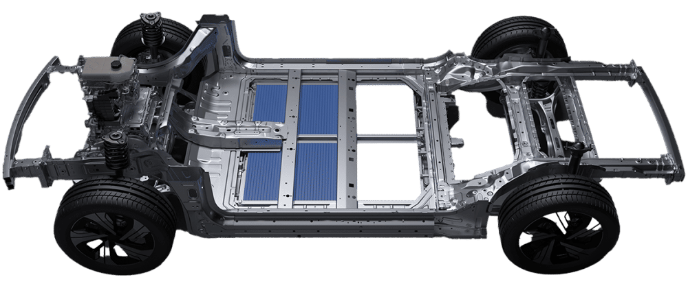 Ilustrasi CELL-TO-BODY ADVANCED TECHNOLOGY Mobil Proton e.Mas7 (emas.proton.com)