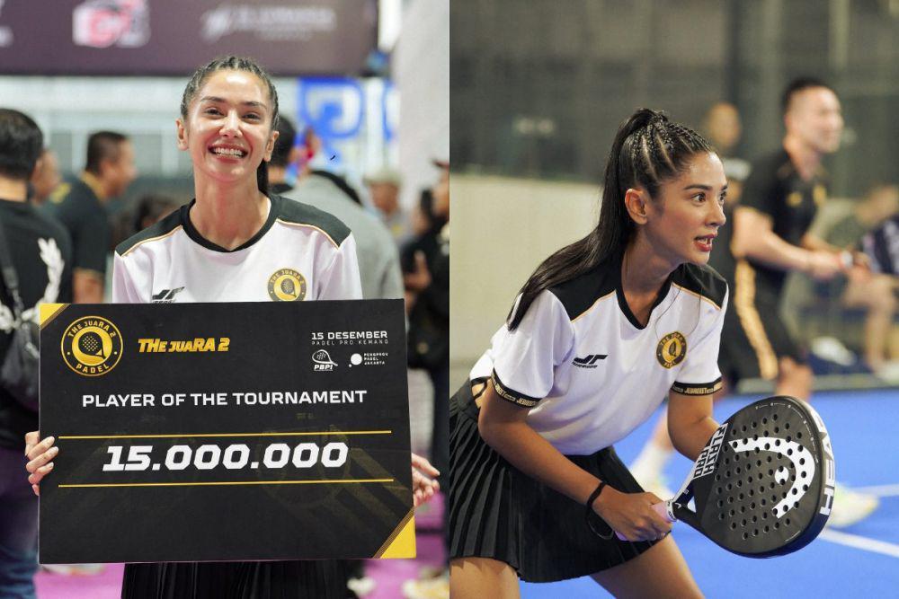 Fanny Ghassani Pertama Kali Turnamen Padel, Jadi Pemain Terbaik!