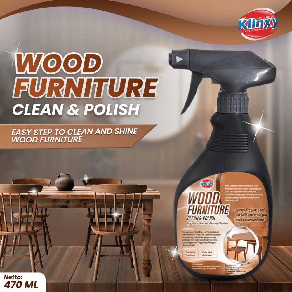 Seroxil Klinxy Wood Furniture Clean & Polish (shopee.co.id/seroxil)