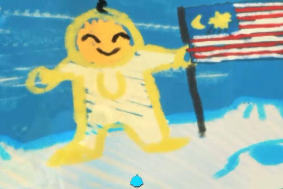 Upin yang bercita-cita menjadi astronot (youtube.com/Les' Copaque Production)