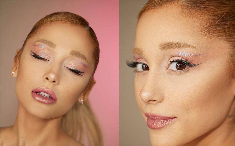 potret make up Ariana Grande (instagram.com/r.e.m.beauty)