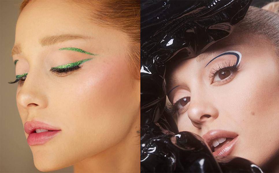 potret make up Ariana Grande (instagram.com/r.e.m.beauty)