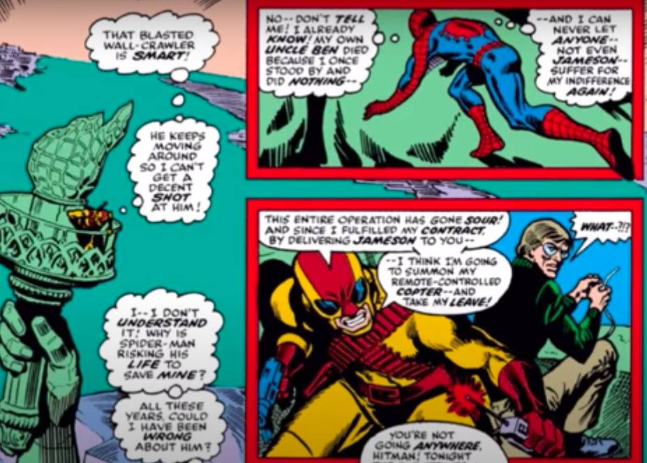 Hitman saat melancarkan aksinya sebagai pembunuh bayaran (dok. Marvel)