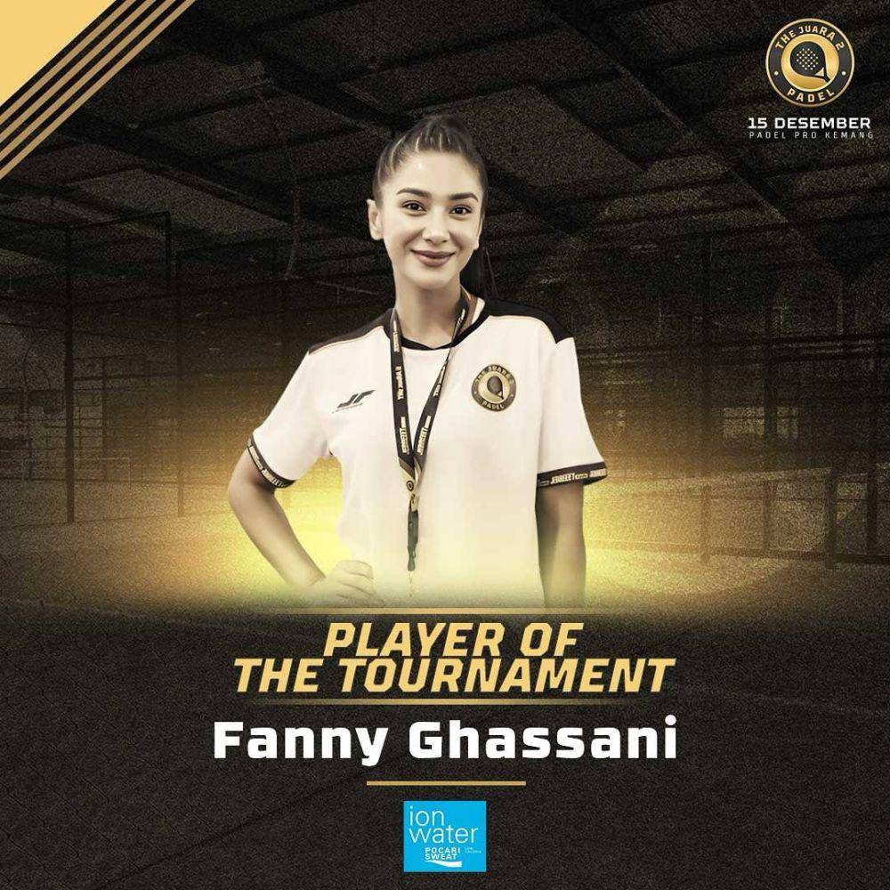 Fanny Ghassani bermain padel (instagram.com/jebreeetmedia)