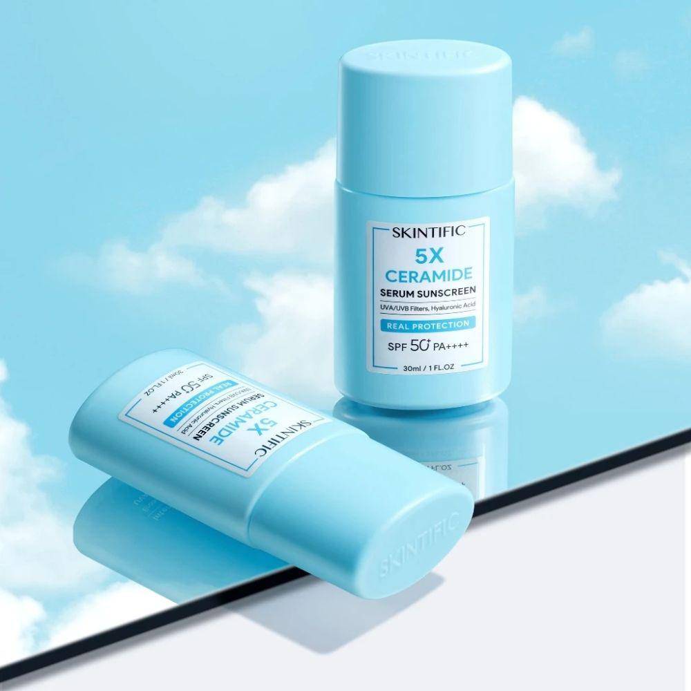 Skintific 5X Ceramide Serum Sunscreen (Shopee.co.id/SKINTIFIC Official Store)