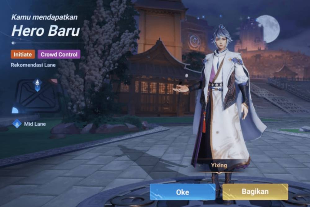 hero baru Yixing di Honor of Kings (dok. TiMi Studio Group/Honor of Kings)