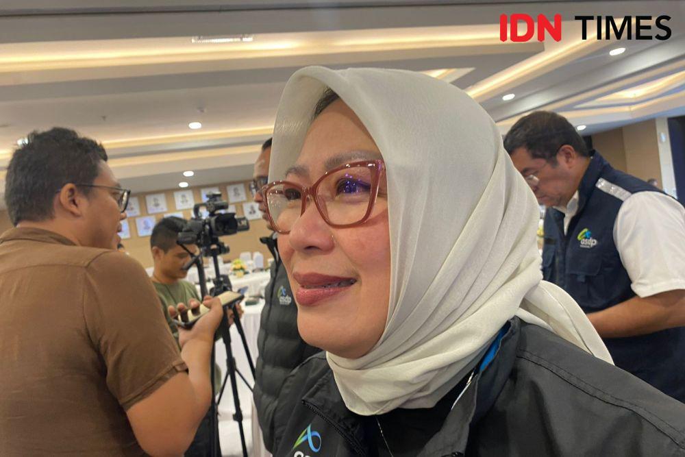 Corporate Secretary PT ASDP Indonesia Ferry (Persero), Shelvy Arifin. (IDN Times/Vadhia Lidyana)
