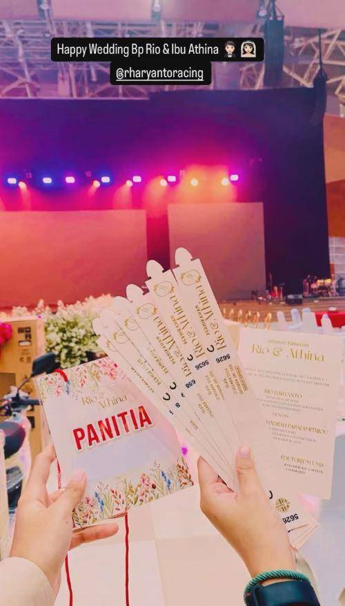 syukuran pernikahan Rio Haryanto dan Athina (Instagram.com/rharyantoracing)