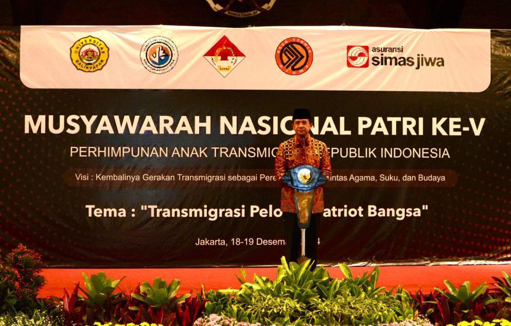 Mentrans Iftitah Ajak Sinergi dan Kolaborasi Tokoh Anak Transmigrasi