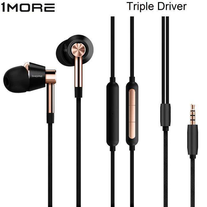 1MORE Triple Driver In-Ear Earphones (tokopedia.com/1MORE Official Store)