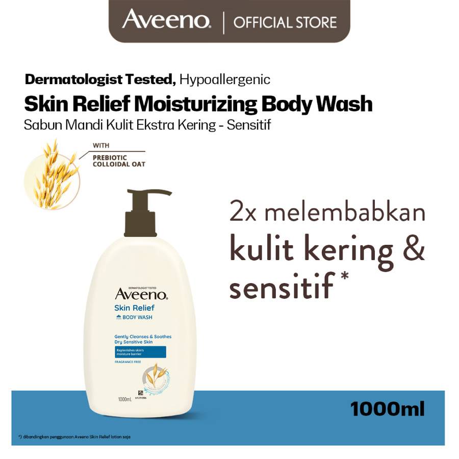 AVEENO Skin Relief Body Wash (tokopedia.com/aveeno-id)