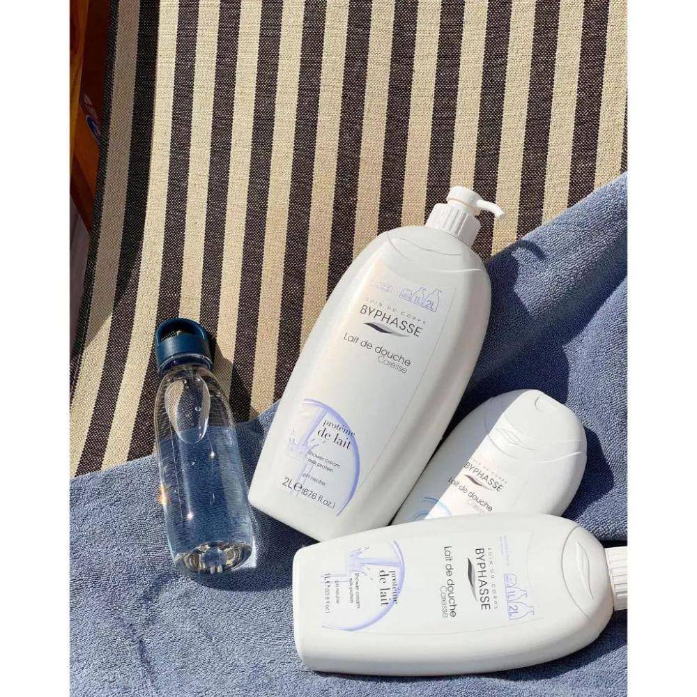 Byphasse Caresse Shower Cream Milk Protein (shopee.co.id/leivyofficial)