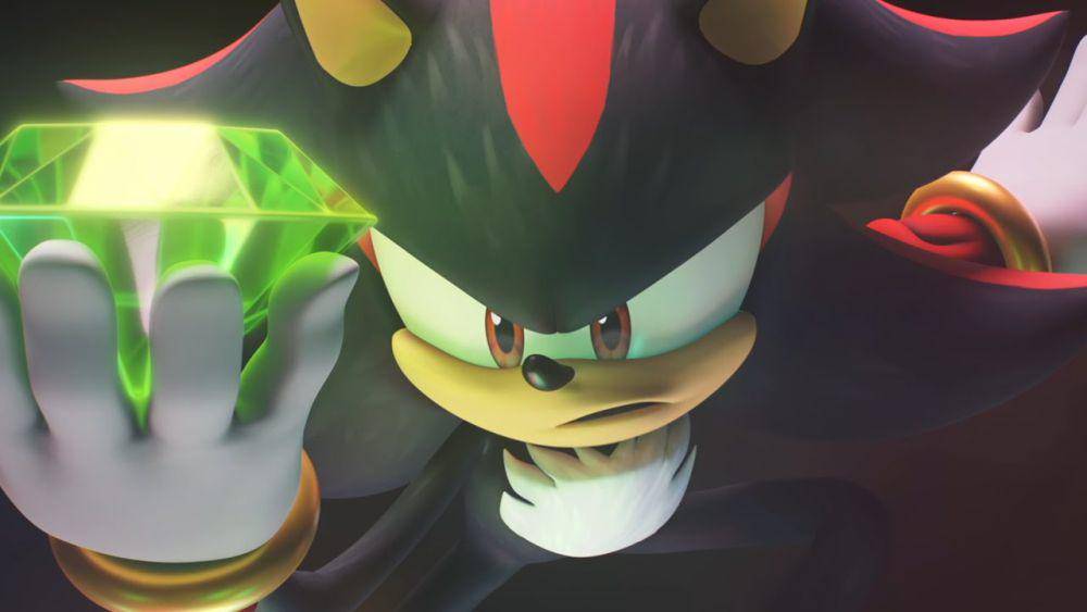 Shadow mampu menggunakan Chaos Emeralds untuk berteleportasi. (dok. Netflix/Sonic Prime)