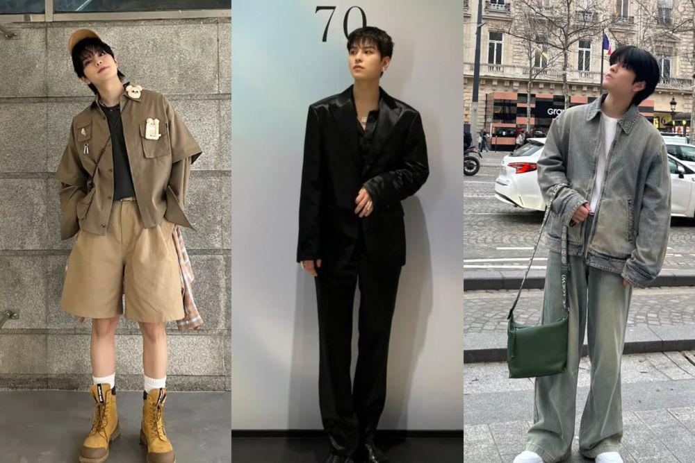 10 Inspirasi Outfit Layering ala Seungmin Stray Kids, Manly Abis!