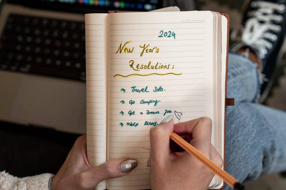 ilustrasi resolusi 2024 (pexels.com/Ahmed)