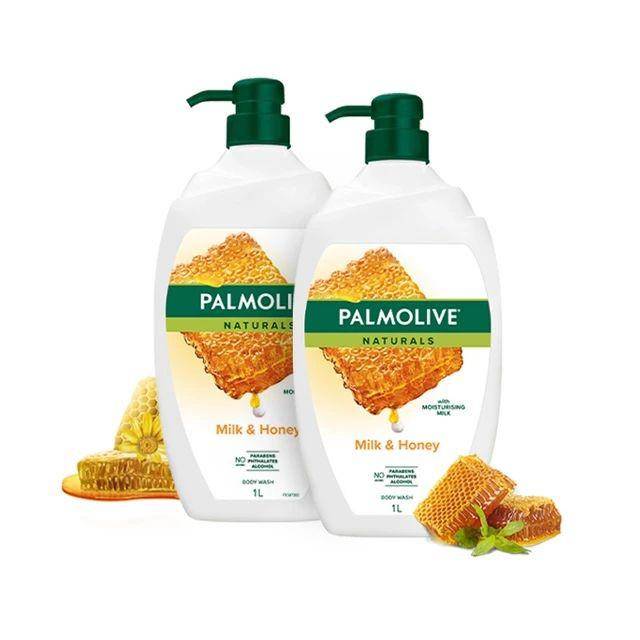 Palmolive Naturals Shower Gel Milk & Honey (shopee.co.id/colgate_palmolive_official)