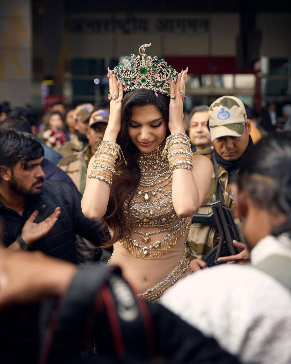 Potret Penyambutan Miss Grand International 2024 Saat Tiba di India (Instagram.com/missgrandinternational)