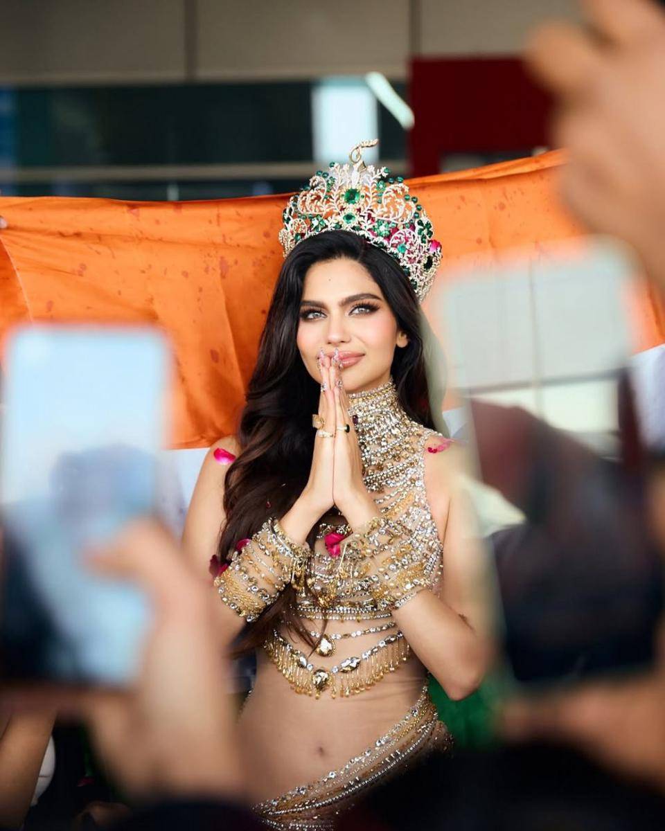 Potret Penyambutan Miss Grand International 2024 Saat Tiba di India (Instagram.com/missgrandinternational)